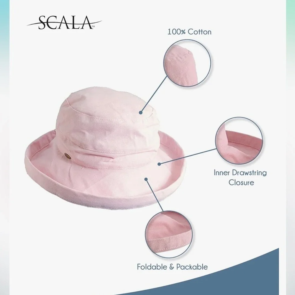 Scala Collection Women's Adjustable Cotton Sun Hat READ‎ FULL DESCRIPTION.